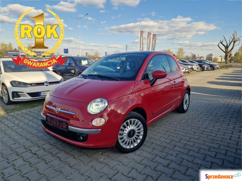 Fiat 500  Coupe/Sportowy 2009,  1.2 diesel - Na sprzedaż za 17 000 zł - Żory
