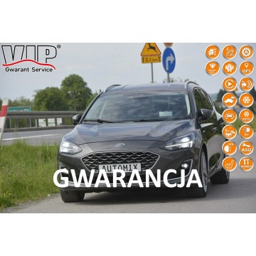 Ford Focus - 1.5EcoBlue doinwestowany Vignale skóra hak bezwypadkowy gwarancja LED