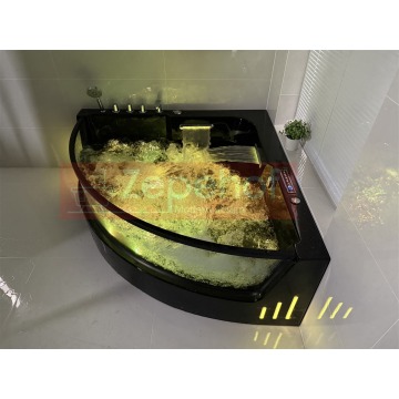 Wanna CN-3131 narożna 150cm black shadow podgrzewacz