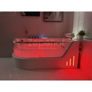 Wanna z hydromasażem CLF-3132 prostokątna 150cmx75cmx59cm lewa