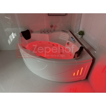 Wanna z hydromasażem C-3088 narożna 150cmx150cmx59cm chromoterapia podgrzewacz
