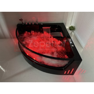 Wanna z hydromasażem CN-3131 LED ZEWNĘTRZNY narożna 150cmx150cmx59cm z podgrzewaczem