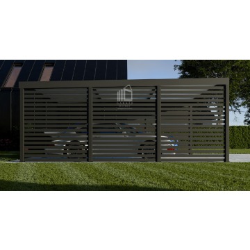 CarPort Premium - Wiata samochodowa 6x5,7 Antracyt... - Garaże i wiaty - Inowrocław - zdjęcie 3