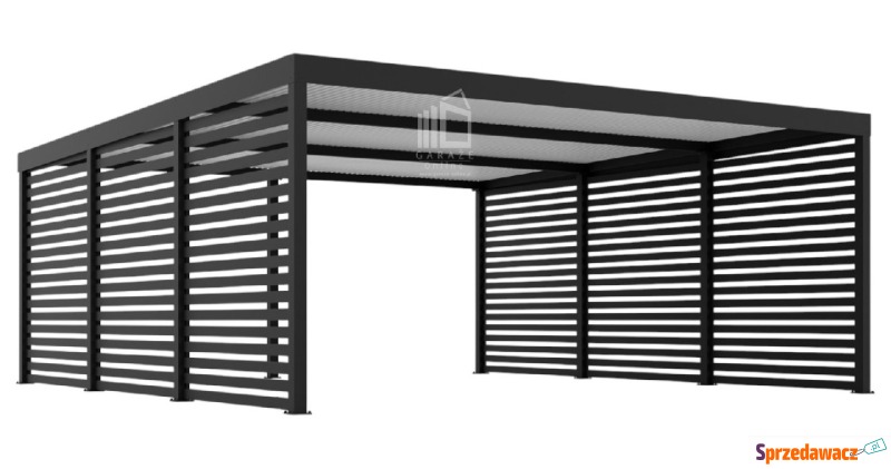 CarPort Premium - Wiata samochodowa 6x5,7 Antracyt... - Garaże i wiaty - Inowrocław