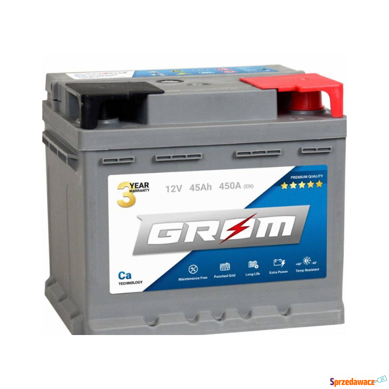 Akumulator 45Ah 450a Grom Premium