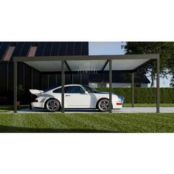 CarPort Premium - Wiata samochodowa 6x5,5 Antracyt... - Garaże i wiaty - Chełm - zdjęcie 4