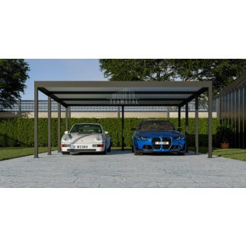 CarPort Premium - Wiata samochodowa 6x5,5 Antracyt... - Garaże i wiaty - Chełm - zdjęcie 3