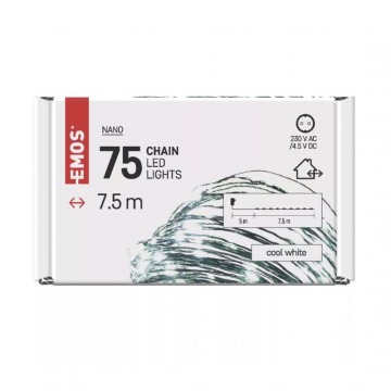 Łańcuch D3AC04, nano łezki, zimna biel IP44