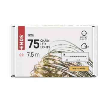 Łańcuch D3AW04, nano łezki, ciepła biel IP44