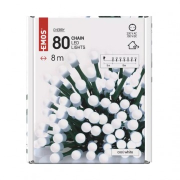 Łańcuch D5AC02, kulka, zimna biel, IP44