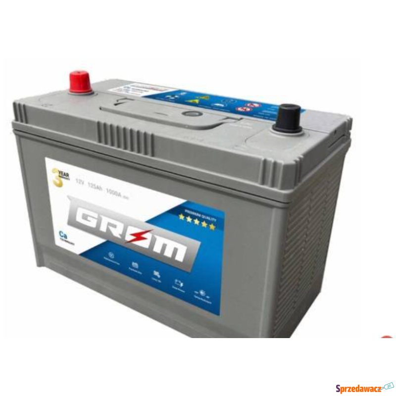Akumulator 12V 125Ah 1000A Grom...