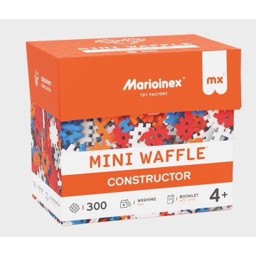 Klocki konstrukcyjne mini wafle.