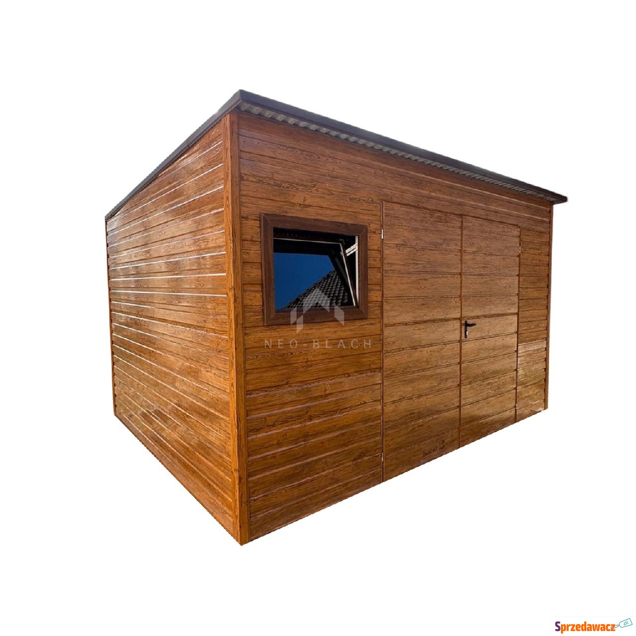 Schowek domek ogrodowy 4x2,5m Brama...