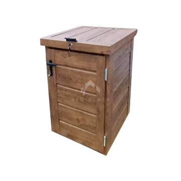 Zabudowa kosza na śmieci wiata obudowa kubła 80x70x120 cm  1x240L  NB421
