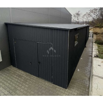 Garaż blaszany 4,5x10m 2x brama uchylna 2x drzwi... - Garaże i wiaty - Bydgoszcz - zdjęcie 4