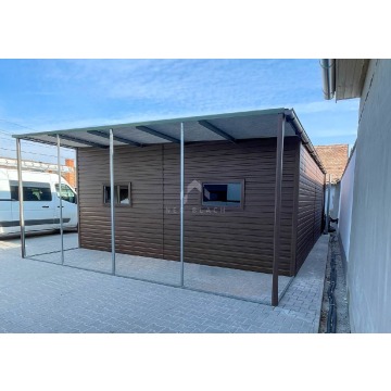 Garaż blaszany 7x6m wiata 1,6m 2x Brama dwusk... - Garaże i wiaty - Płock - zdjęcie 2