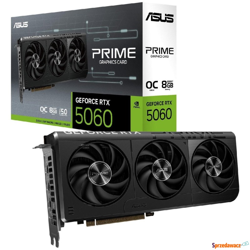 ASUS GeForce RTX 5060 PRIME OC 8GB DLSS 4 - Karty graficzne - Sieradz
