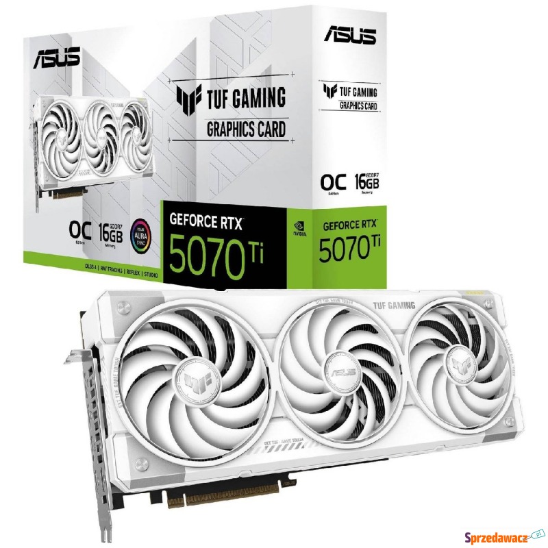 ASUS GeForce RTX 5070 Ti TUF GAMING WHITE OC 16GB... - Karty graficzne - Toruń