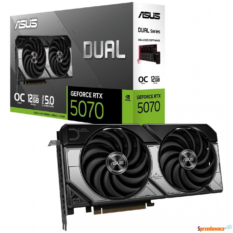 ASUS GeForce RTX 5070 DUAL OC 12GB DLSS 4 - Karty graficzne - Radom