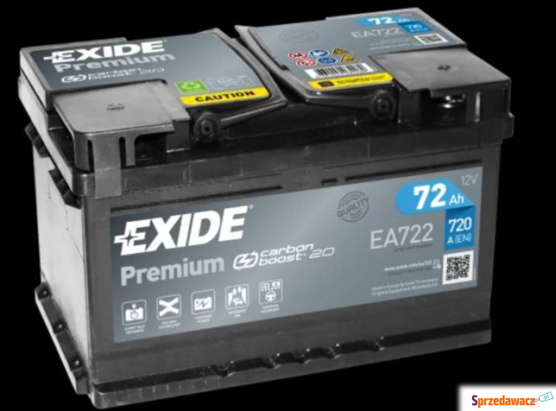 Akumulator 72Ah 720A Exide Premium
