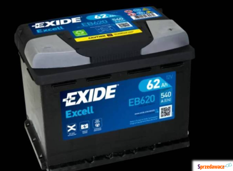 Akumulator 62Ah 540A Exide Excell