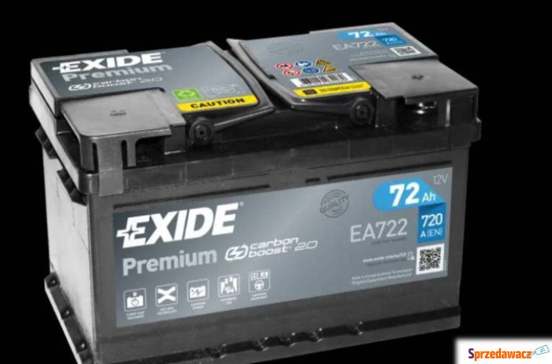 Akumulator 72Ah 720A Exide Premium