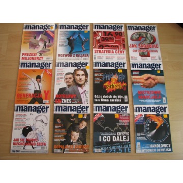 Manager Magazin - miesięcznik lata 2005r - 2009r
