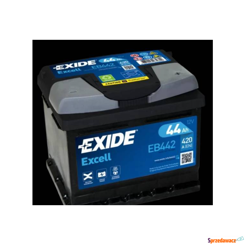 Akumulator 44Ah 420A Exide Excell - Akumulatory - Siedlce