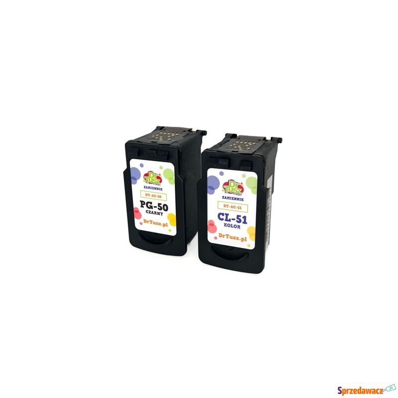 Tusze Zamienniki PG-50 + CL-51 do Canon (DT-A... - Tusze, tonery - Piekary Śląskie