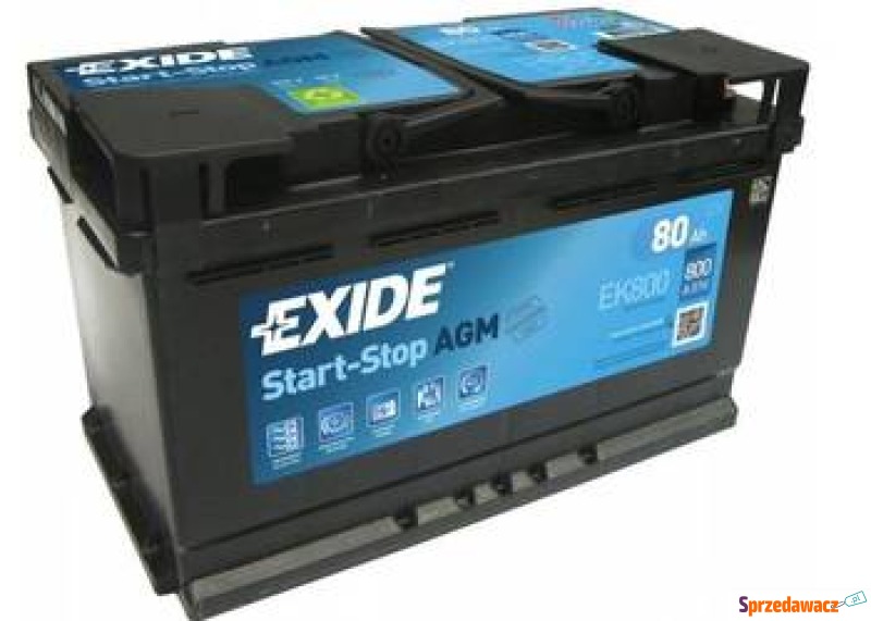 Akumulator 80Ah 800A Exide AGM...
