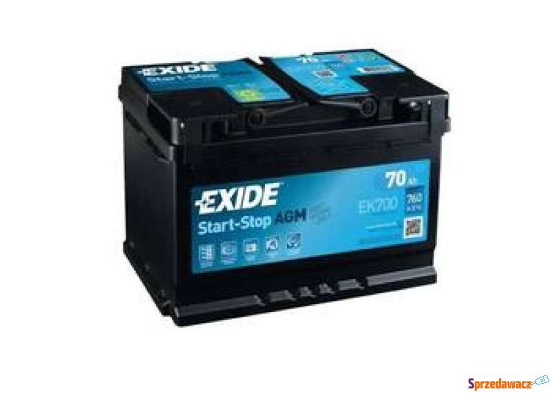 Akumulator 70Ah 760A EXIDE AGM...
