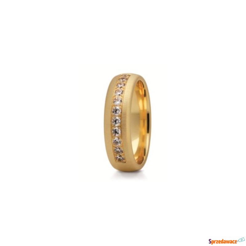 Obrączka z żółtego złota ST-71Z-m - Obrączki - Bytom