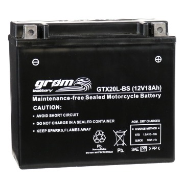 Akumulator 18Ah 270A Grom Gtx20l-bs