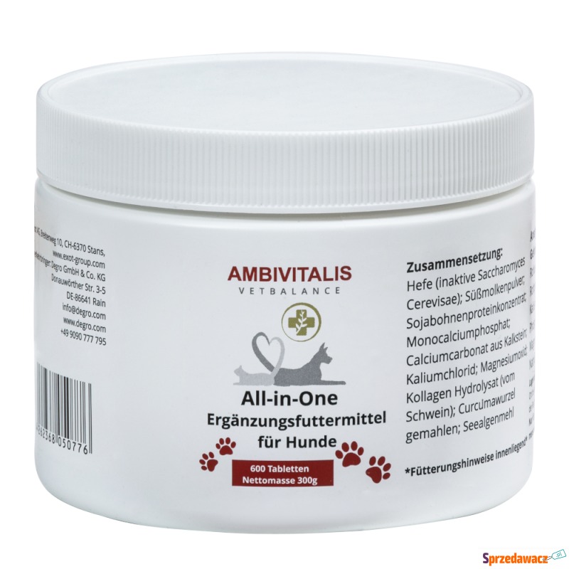 Ambivitalis tabletki All-In-One - 600 tabletek - Akcesoria dla psów - Gorzów Wielkopolski