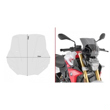 GIVI SZYBA DYMIONA 29 x 31 POTRZE KIT A5139A - BMW