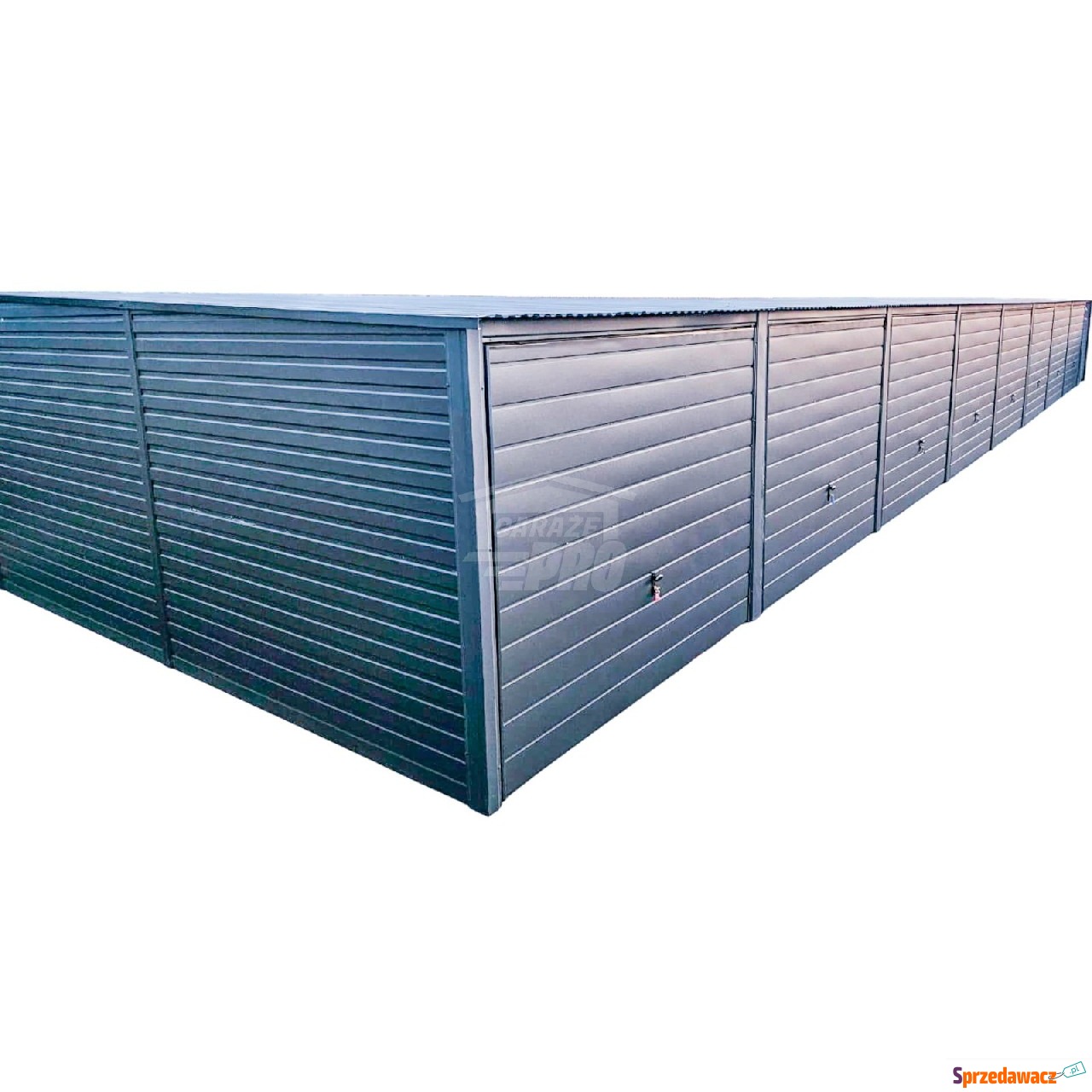 Rząd garaży 24x5m + wiata 2m 8x...