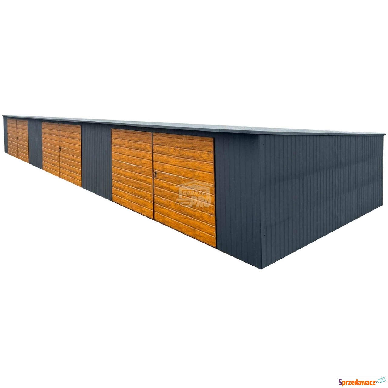 Rząd garaży Garaż blaszany 18x5m...