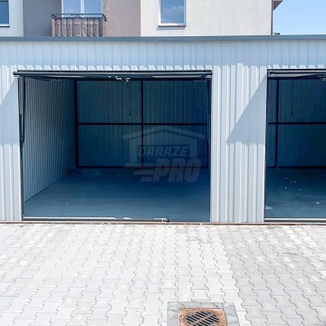 Rząd garaży 28x5,5m 7x bramy uchylne dach spad... - Garaże i wiaty - Ciechanów - zdjęcie 4