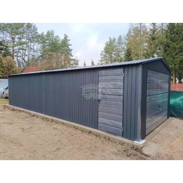 Garaż blaszany 4x9m 2x Brama uchylna drzwi an... - Garaże i wiaty - Mrągowo - zdjęcie 2