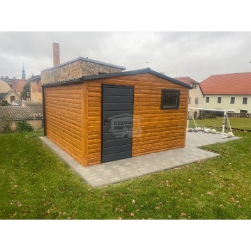 Schowek domek ogrodowy 4x4m Drzwi okno drewno... - Altany, domki, namioty - Kalisz - zdjęcie 3