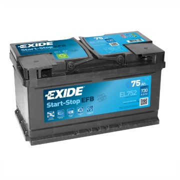Akumulator 75Ah 730A Exide Start Stop EFB