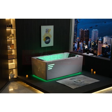 Wanna z hydromasażem EB-033 prostokątna 170cm... - Wanny - Grabówka - zdjęcie 4