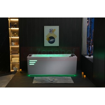 Wanna z hydromasażem EB-033 prostokątna 170cm... - Wanny - Grabówka - zdjęcie 6
