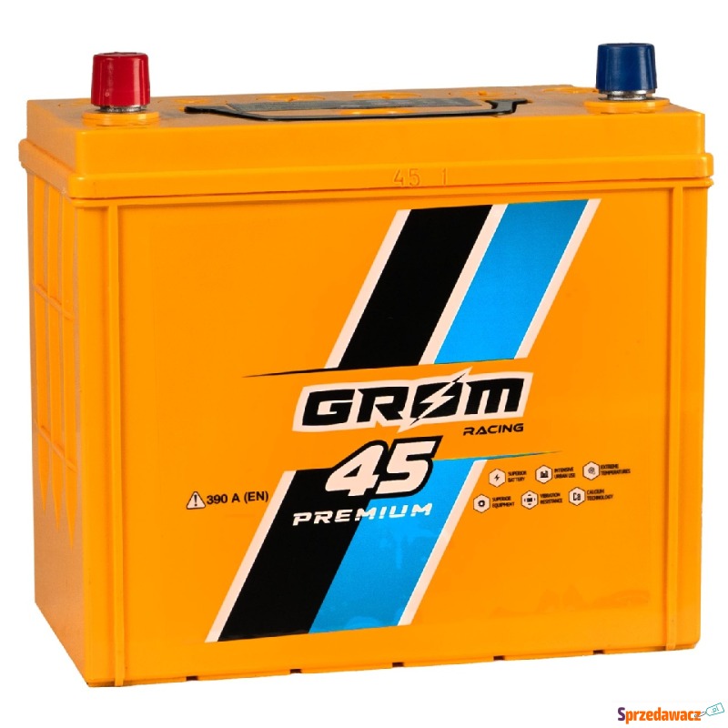Akumulator 45Ah 390A Japan Grom Racing - Akumulatory - Oświęcim
