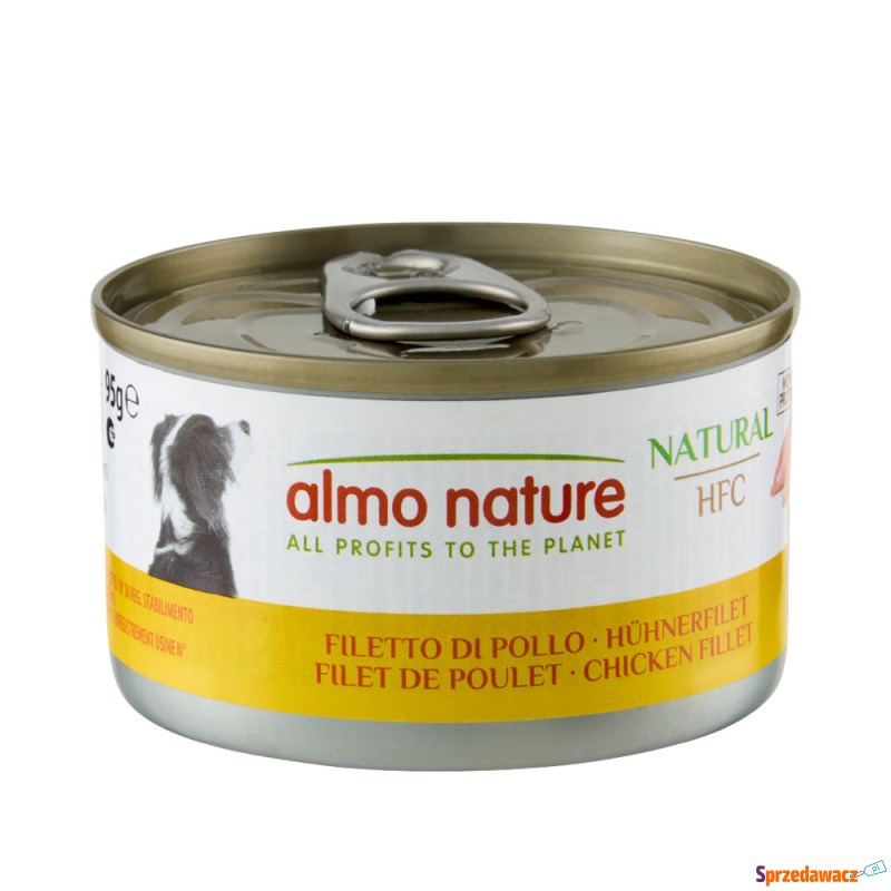 Almo Nature HFC, 6 x 95 g - Filet z kurczaka - Karmy dla psów - Słupsk