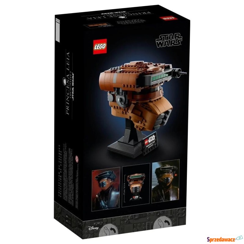 Klocki konstrukcyjne LEGO Star Wars 75351 Hełm... - Klocki - Gdańsk