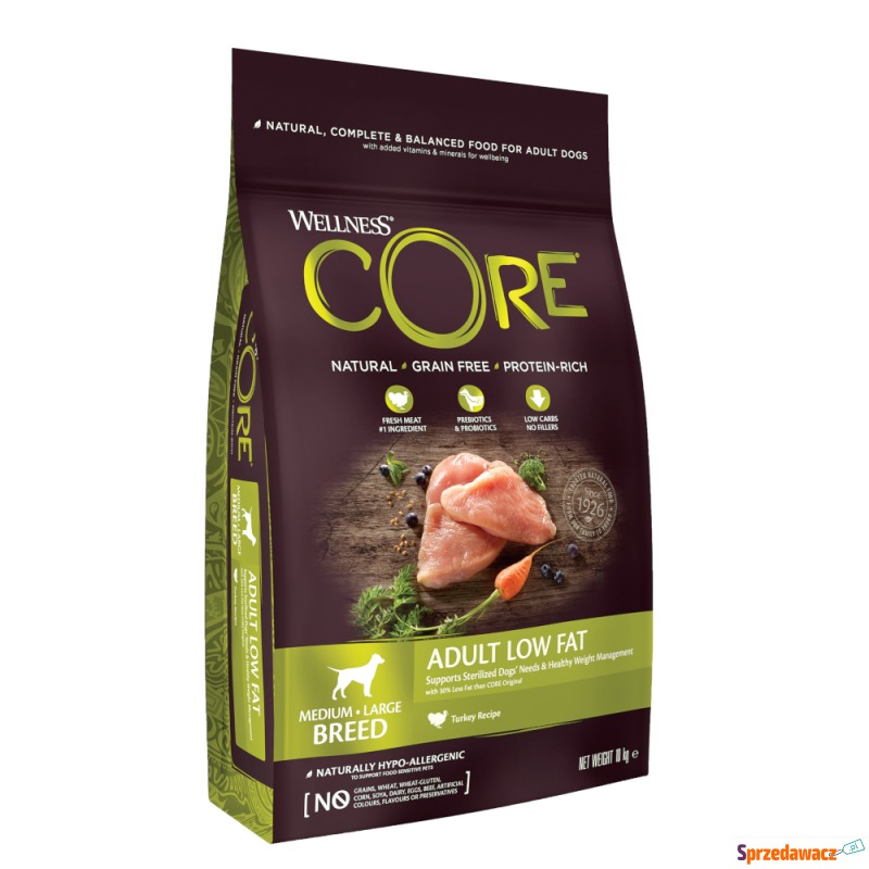 Wellness Core Dog Low Fat, indyk...