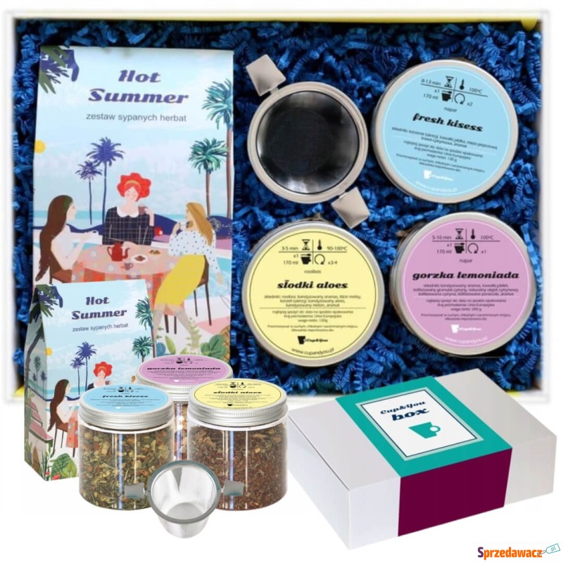 Gotowy zestaw prezentowy „HOT SUMMER“ herbaty... - Herbata, Yerba Mate - Gliwice
