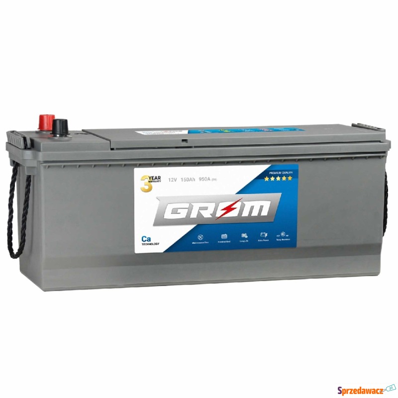 Akumulator 150Ah 950A GROM Premium - Akumulatory - Racibórz