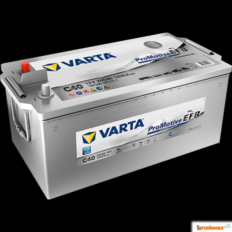Akumulator 240Ah 1200A C40 EFB Varta - Akumulatory - Racibórz
